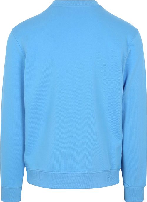 Sweter Scotch and Soda z nadrukiem w kolorze niebieskim Product / Achterkant
