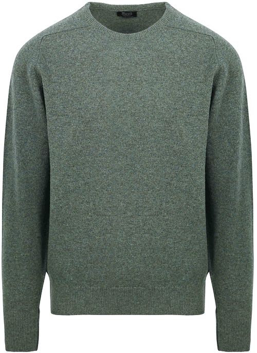 William Lockie Pullover O-neck Lambswool Landscape Grøn Product