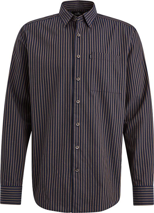 Camicia Vanguard a righe navy e marrone Product