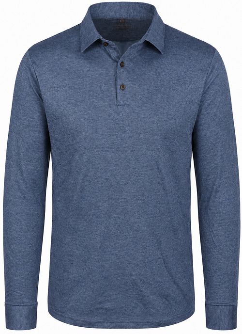 Desoto Longsleeve Polo Shirt Essential Blue Product