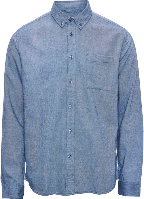 KnowledgeCotton Apparel Skjorte Blå Product