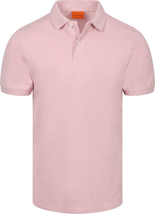 Koszulka polo Suitable MEL Pique w kolorze różowym Product