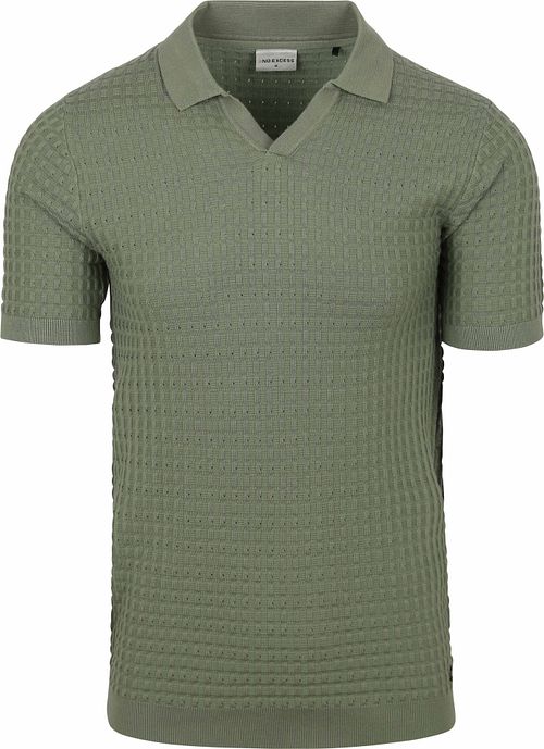 Polo No Excess w kolorze zielonym Product