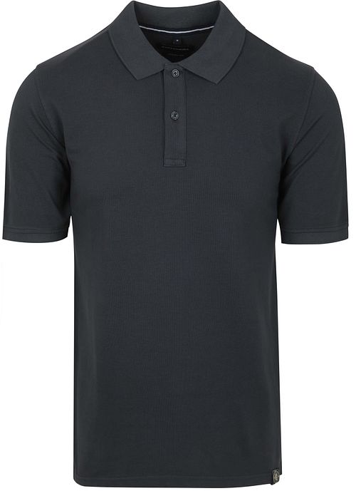 Polo piqué Garment Dye CASAMODA en azul marino Product