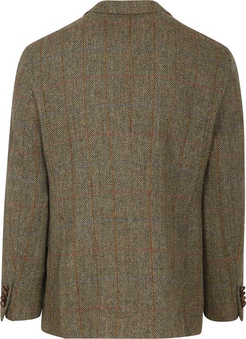 Steppin' Out Blazer Harris Tweed Grün Product / Achterkant
