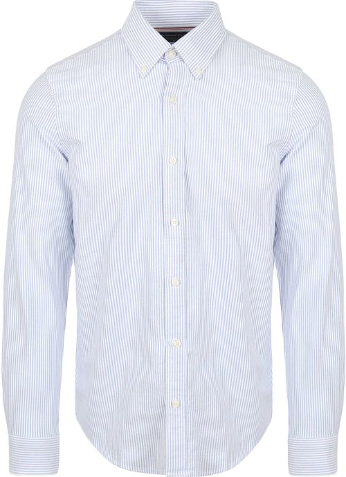 Steppin' Out Hemd Oxford Streep Lichtblauw Product