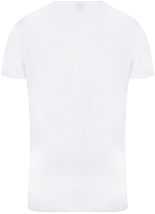 Suitable Vita T-Shirt z dekoltem V, biały, 2-pack Product / Achterkant