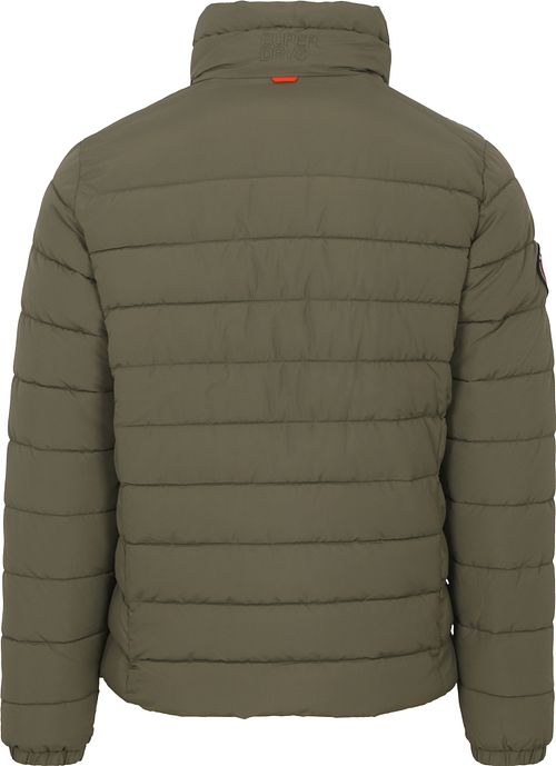 Superdry Fuji Puffjacka Olivgrön Product / Achterkant