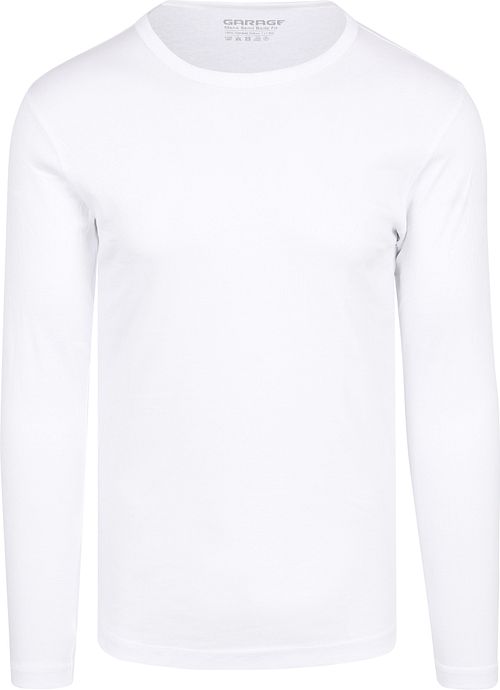 Garage Basic T-Shirt z długim rękawem biały Product