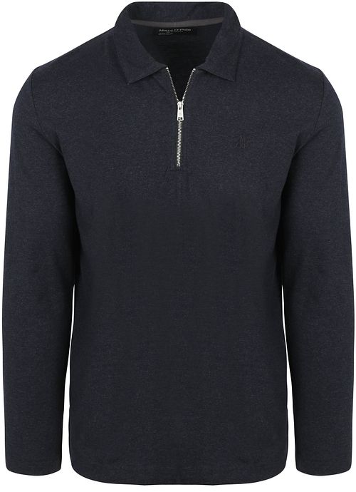Marc O'Polo Longsleeve Half-Zip Polo Marine Product
