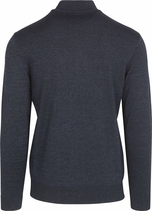 No Excess Half Zip Tröja Marinblå Product / Achterkant