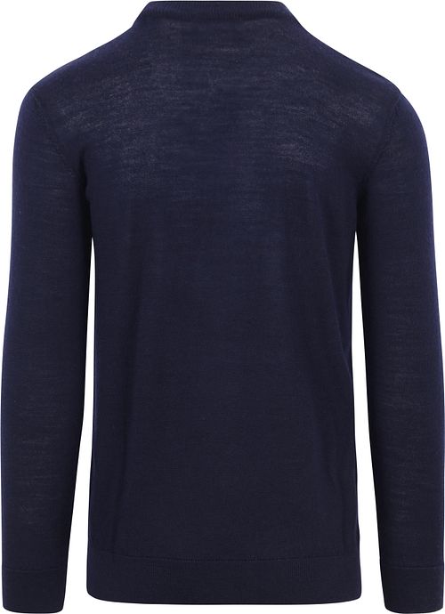 Pullover KnowledgeCotton Apparel z wełny, granatowy Product / Achterkant