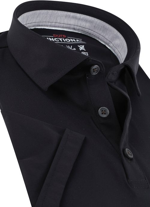 Pure Functional Polo Zwart Product / Detail
