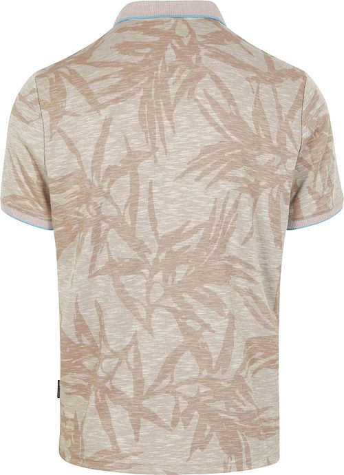 State of Art Pikétröja Faded Leaf Beige Product / Achterkant