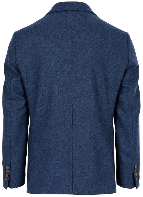 Steppin' Out Colbert Lamswol Tweed Blauw
