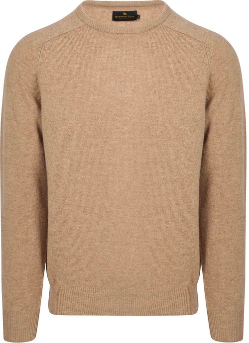 Steppin' Out sweter z wełny jagnięcej beżowy Product