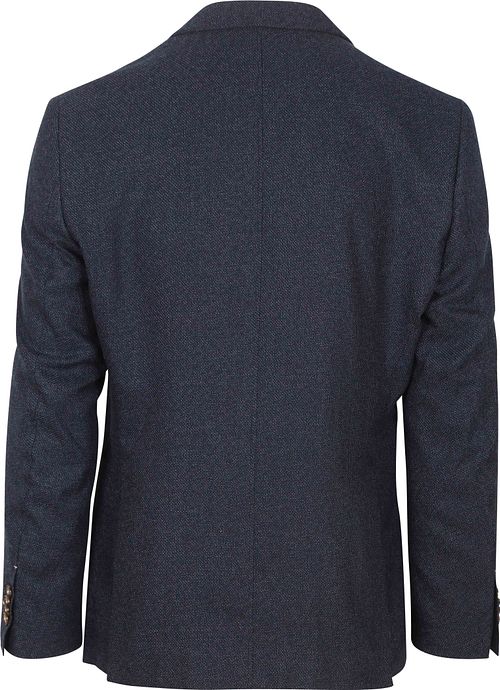 Suitable kavaj Purjolök Struktur Marin Product / Achterkant