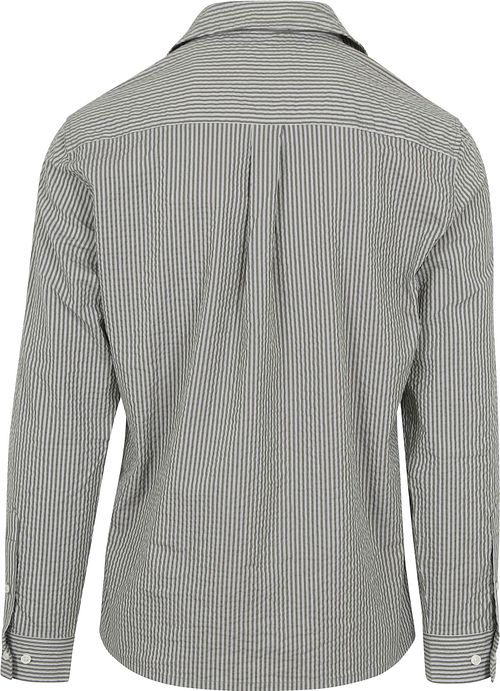 Anerkjendt
Camisa Kurt a Rayas Seersucker Verde Product / Achterkant