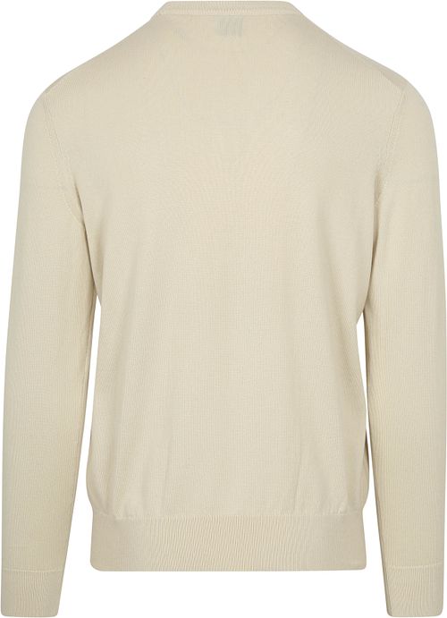 BOSS Pull-over Kanovano Écru Product / Achterkant