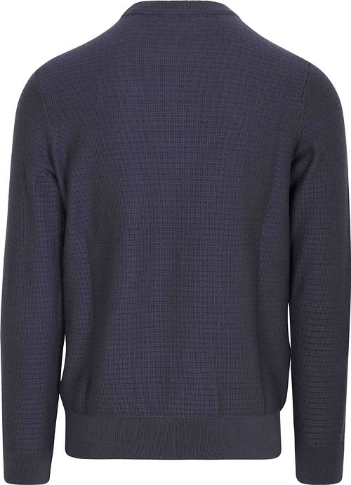 BOSS Pullover Anion Navy Product / Achterkant