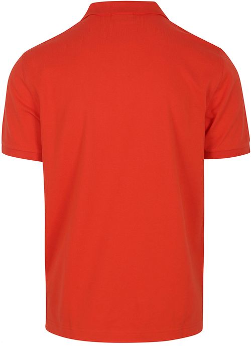 Gant Shield Piquet Poloshirt Rød Product / Achterkant