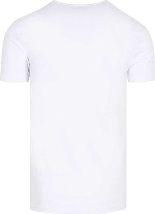 Garage pack de 2 Basic T-Shirts orgánicas con cuello de pico en blanco Product / Achterkant