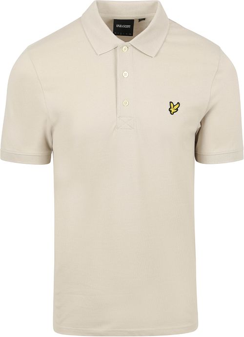 Gładka koszulka polo Lyle and Scott w kolorze ecru Product