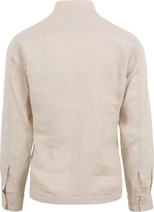 Marc O'Polo Chemise Lin Beige Product / Achterkant