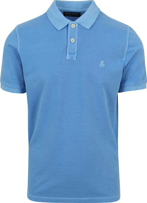 Marc O'Polo Poloshirt Faded Blauw Product
