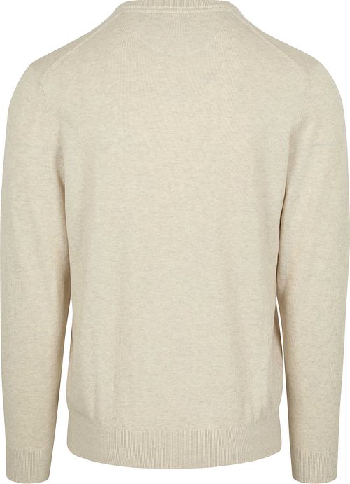 McGregor Trui V-Hals Ecru Product / Achterkant