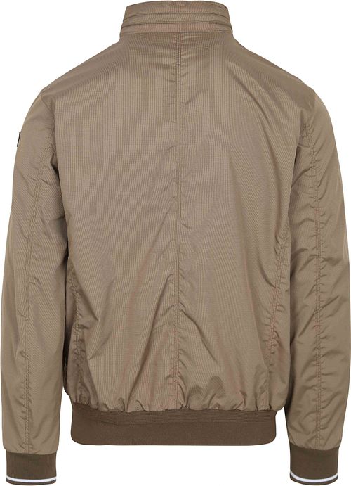 NZA jakke i Sage Struktur i dessertsand Product / Achterkant