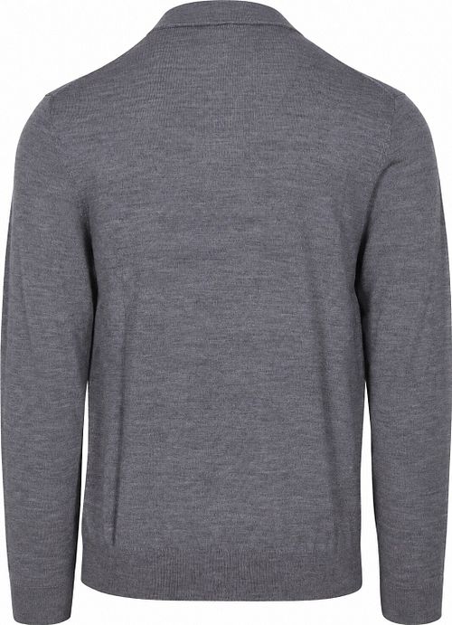 Profuomo Pull Turtleneck Merino Gris