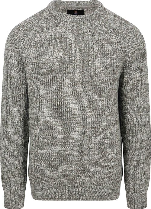 Barbour Pullover Horseford Twisted Wool Grön