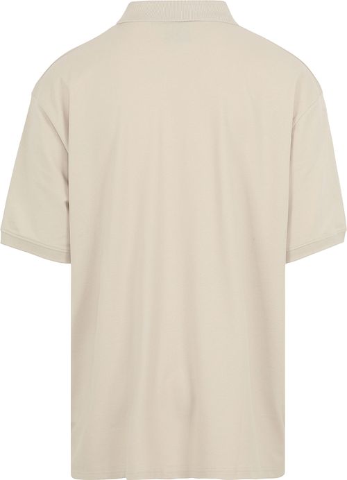 Lyle and Scott Polo Stor Storlek Ecru Product / Achterkant
