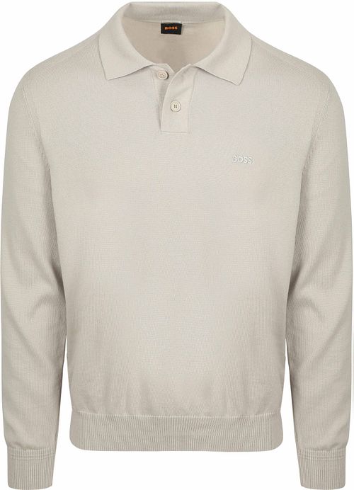 BOSS Asac Polo Maniche Lunghe Ecru Product