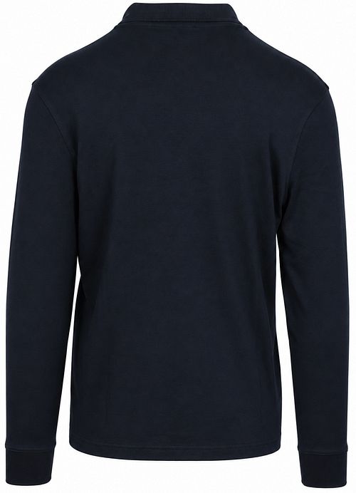 BOSS Interlock Koszulka Polo Donkerblauw Product / Achterkant