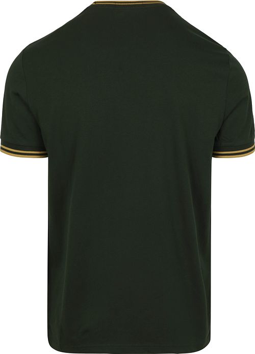 Fred Perry T-shirt Donkergroen Y22 Product / Achterkant