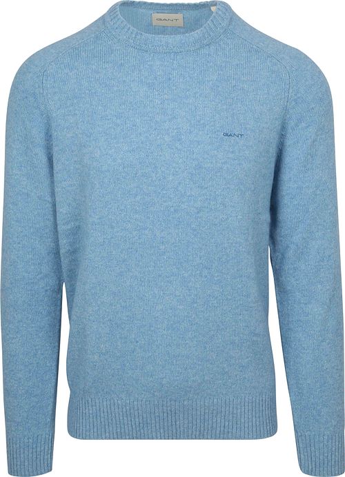 Gant Pullover Wool Blend Lichtblauw Product