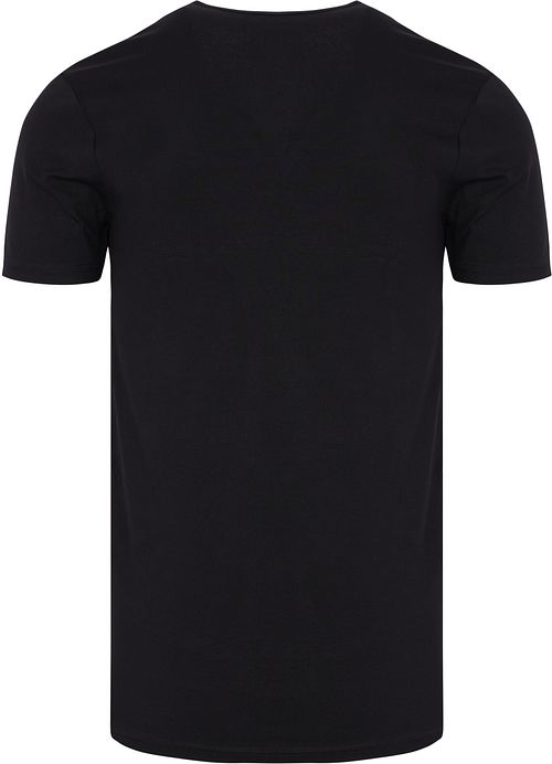 Garage Stretch Basic negro con escote en V profundo Product / Achterkant