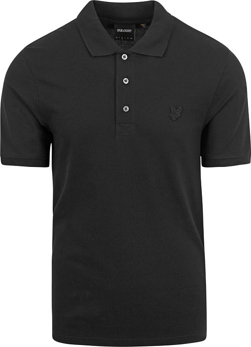 Lyle and Scott Tonal Eagle Polo Zwart Product