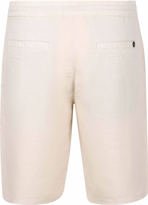 No Excess bermuda in misto lino ecru Product / Achterkant