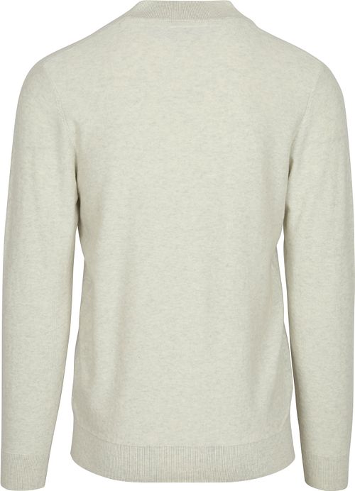 No Excess Half Zip Trøje Kit Melange Product / Achterkant