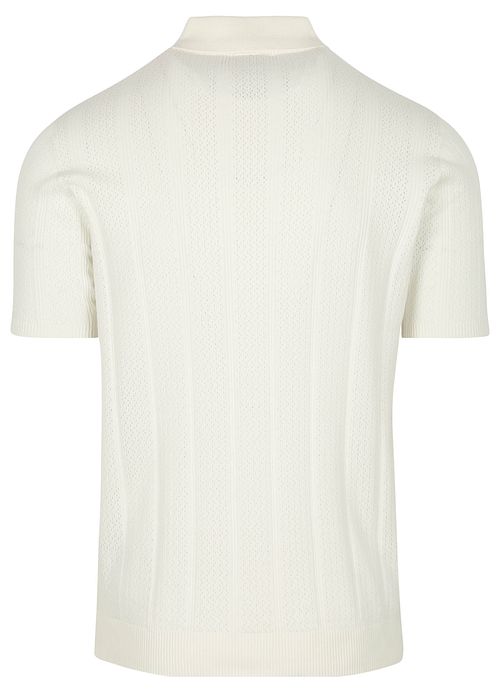 No Excess Knitted Poloshirt Off White Product / Achterkant