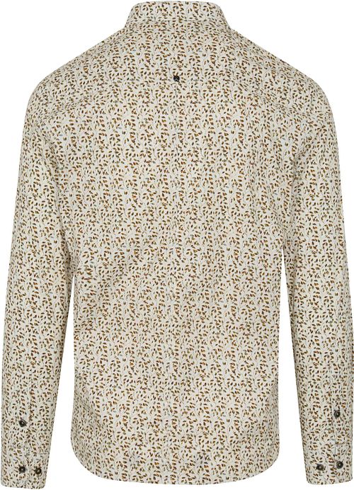 No Excess Skjorta Mönstrad Vit Product / Achterkant