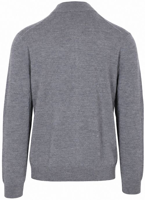 Olymp Cardigan Wool Grey Product / Achterkant