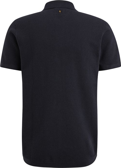 Polo PME Legend in maglia blu navy Product / Achterkant