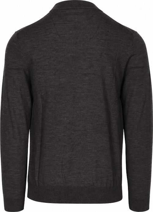 Profuomo Pull Turtleneck Merino Marron Foncé