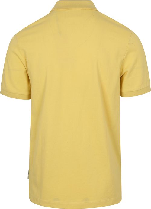 Scotch And Soda Core Polo Piqué Geel Product / Achterkant