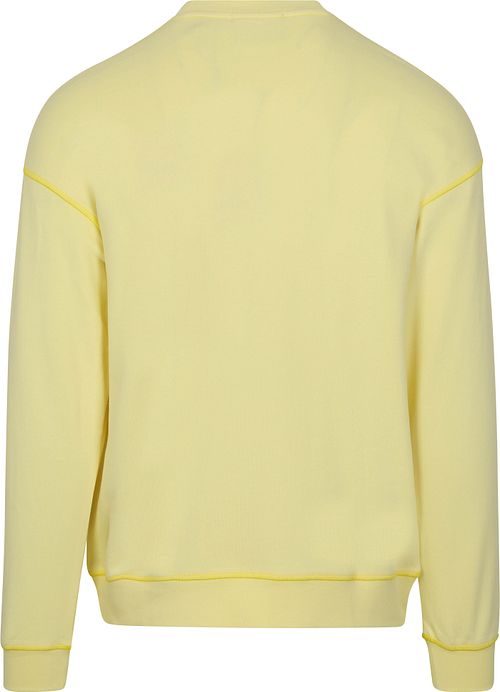 Scotch and Soda Pullover Core Logo Gelb Product / Achterkant