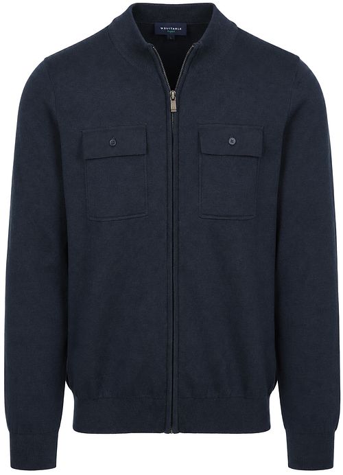 Suitable Cardigan Canes Navy